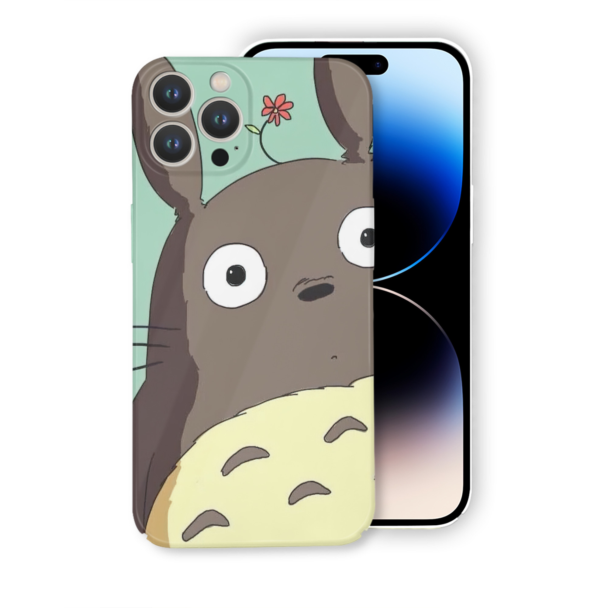 （画像用） となりのトトロ 草壁メイ 草壁サツキ My Neighbor Totoro Satsuki Kusakabe Mei Kusakabe 【iPhone 14シリーズ対応】ハードケース